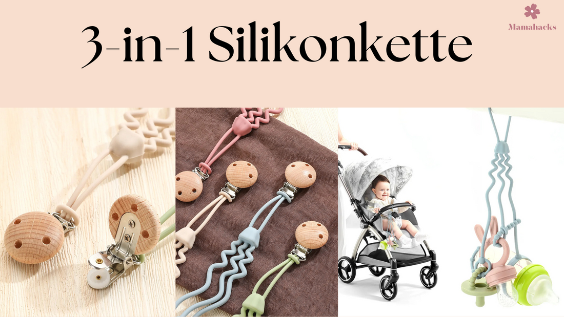 Die Silikon Schnullerkette rettet Eltern und Babys!