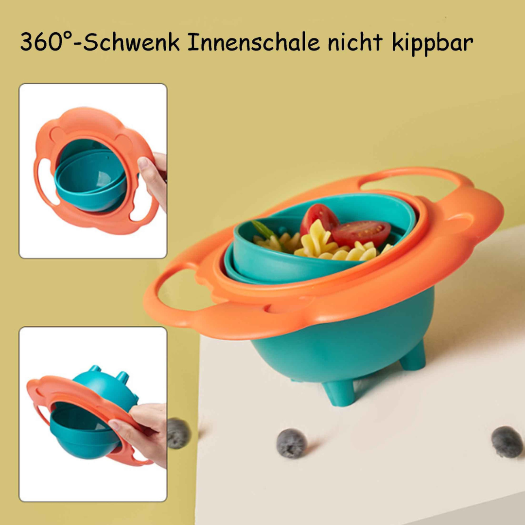 Kippsichere 360 Grad Schüssel